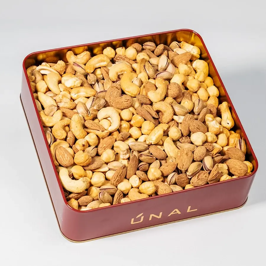 Karışık Kuruyemiş Jumbo Hediyelik Kutu 1KG