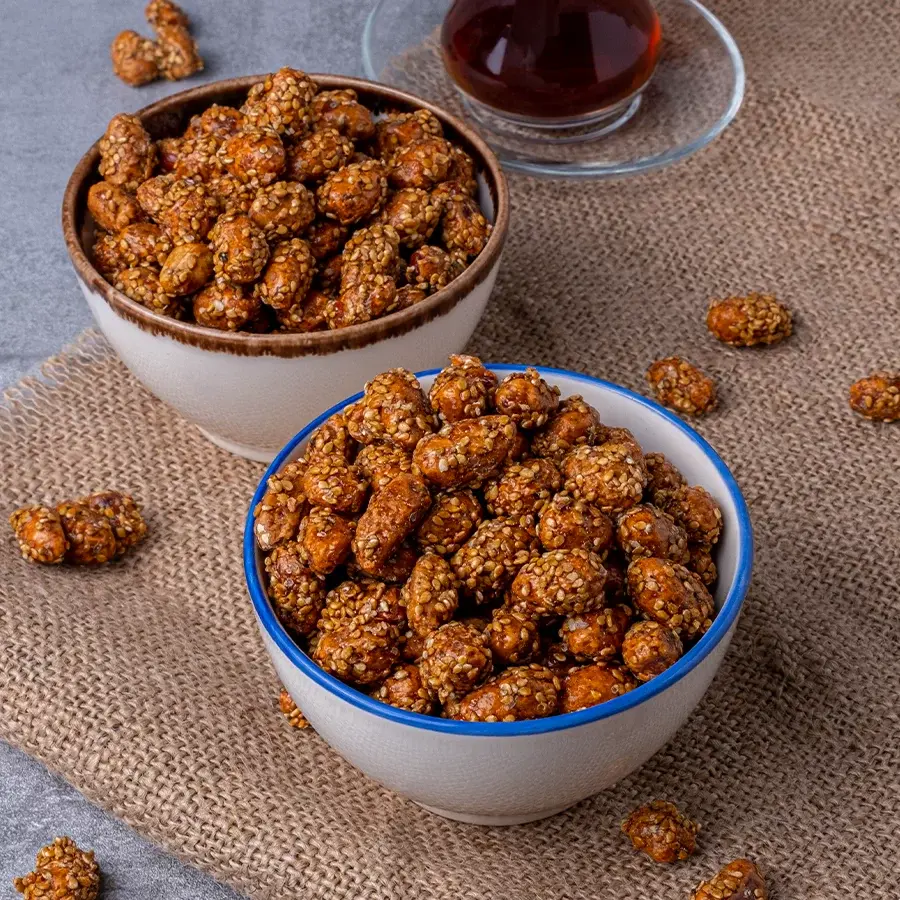 Yer Fıstığı Ballı Susamlı 200 Gr Paket