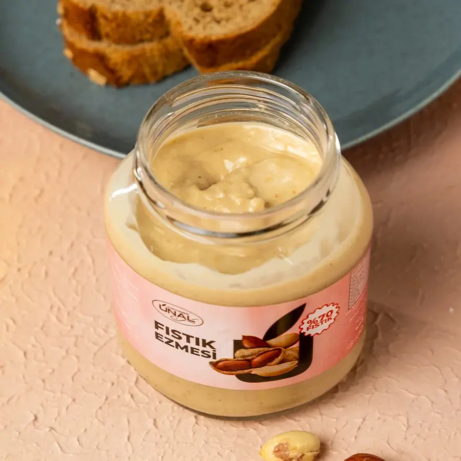 Fıstık Ezmesi Şekerli 300 Gr (%70 Fıstık)