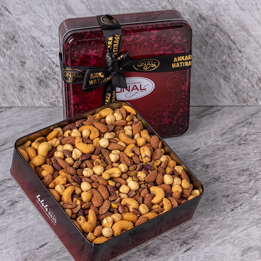 King Karışık Kuruyemiş  Kutu 1 Kg