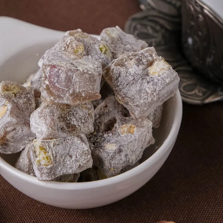 Antep Fıstıklı Özel Çifte Kavrulmuş Lokum 500 Gr