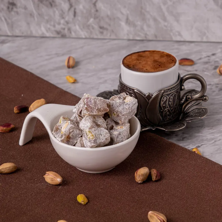 Antep Fıstıklı Özel Çifte Kavrulmuş Lokum 1 KG