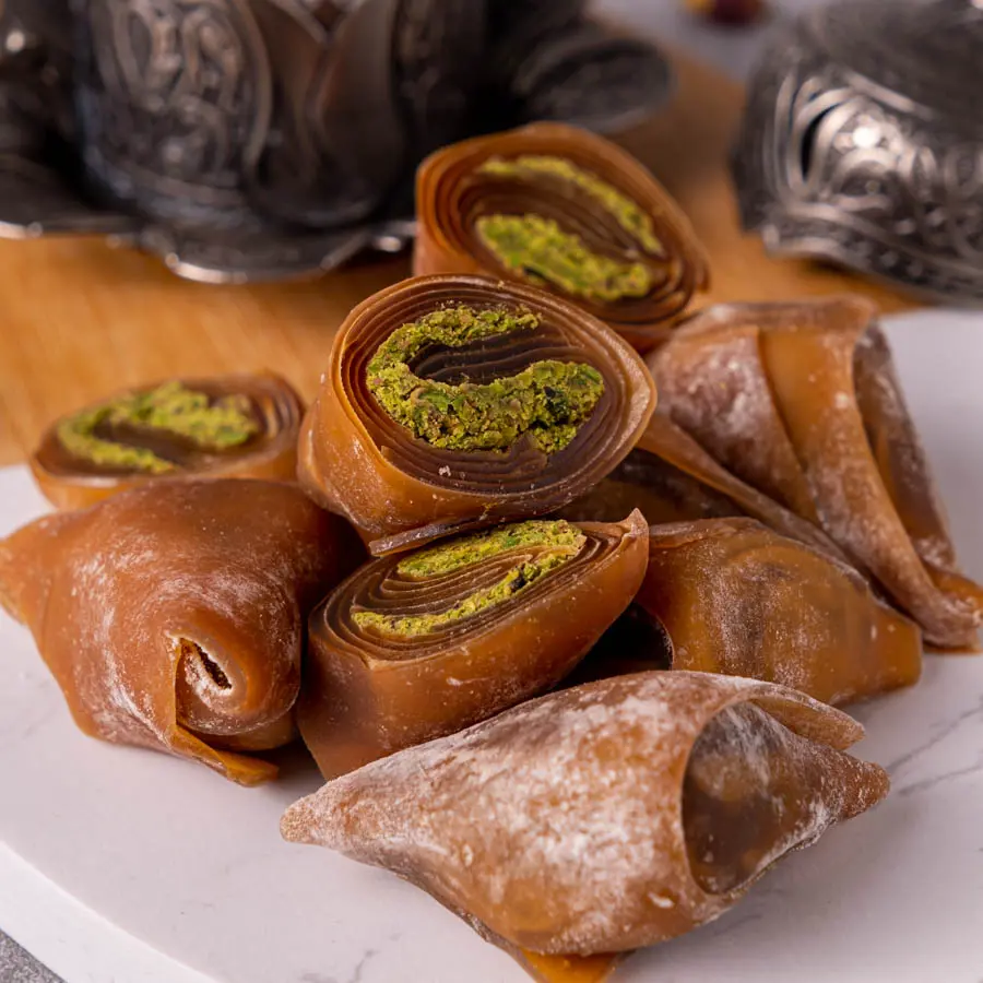 Pestil Antep Fıstıklı Muska 250 Gr Paket